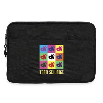Team Schlange - Laptoptasche 13" - Schwarz - Vorne