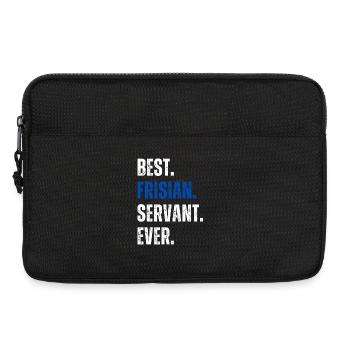 ! Best Frisian Servant Ever Lettering - Laptop bag 13" - black - Front