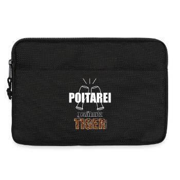 Poitarei gezähmta Tiger - Polterei gezähmter Tiger - Laptoptasche 13" - Schwarz - Vorne
