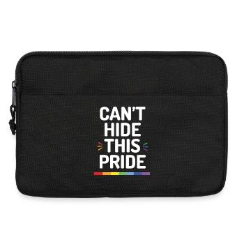 Pride Month - Can't Hide This Pride - Laptop bag 13" - black - Front