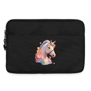 Flower Horse - Laptop bag 13" - black - Front