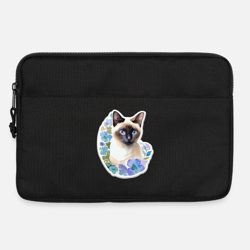 Siamkatze - Laptoptasche 13" - Schwarz
