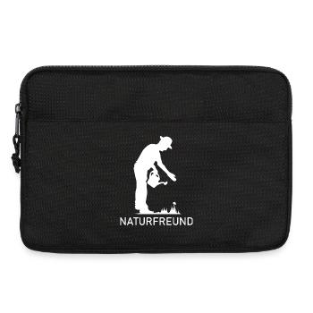 Naturefriend Garden Gardener Symbol Nature Watering Can - Laptop bag 13" - black - Front
