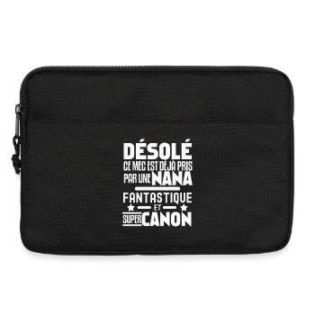 Ce Mec Est déjà pris par une nana fantastique - Sacoche pour ordinateur portable 13 pouces - noir - Devant