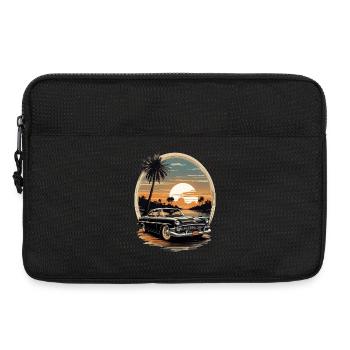 Classic Cars 1950 - Laptop bag 13" - black - Front