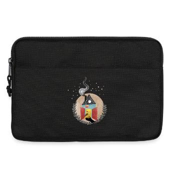 Happy Christmas Time - Laptoptasche 13" - Schwarz - Vorne