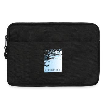 Mieux vaut mer que moins d’eau Devise : minimalement cool - Sacoche pour ordinateur portable 13 pouces - noir - Devant