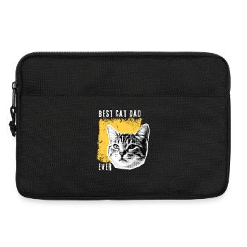Premium Best Cat Dad Evere - Laptop bag 13" - black - Front