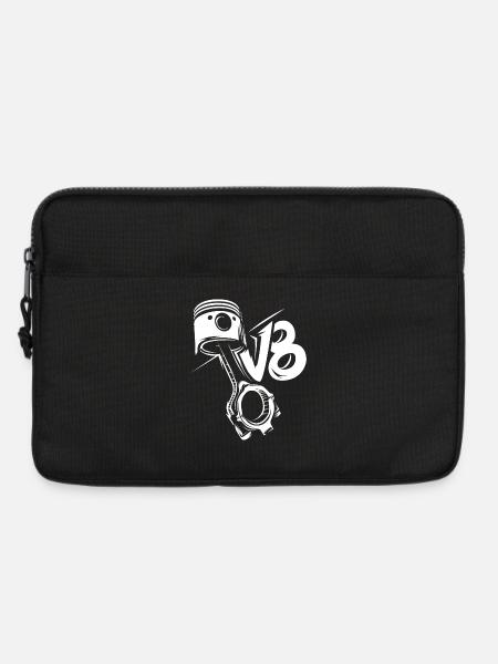 Kolben V8 Graffiti Motor musclecars big block Logo - Laptoptasche 13" - Schwarz