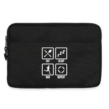 Läufer Routine - Laptoptasche 13" - Schwarz - Vorne
