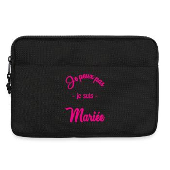 Bachelorette party. WEDDING - Laptop bag 13" - black - Front