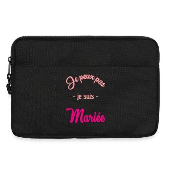 MARIEE. FUTURE MARIEE. EVJF - Sacoche pour ordinateur portable 13 pouces - noir - Devant