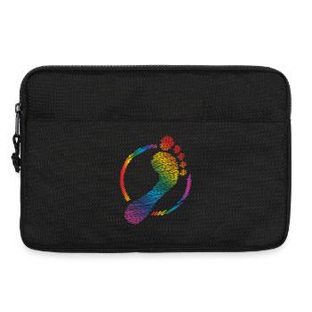 empreinte arc-en-ciel empreinte arc-en-ciel - Sacoche pour ordinateur portable 13 pouces - noir - Devant