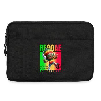 Reggae ma thérapie Rastaman - Sacoche pour ordinateur portable 13 pouces - noir - Devant