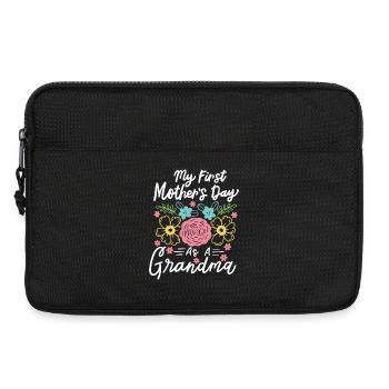 Oma Erster Muttertag - Laptoptasche 13" - Schwarz - Vorne