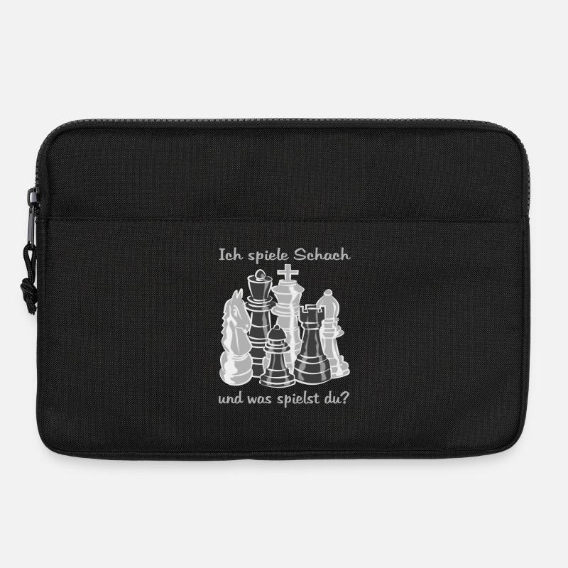 Schach figuren - Laptoptasche 13" - Schwarz