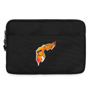 Lion flamboyant illustration vectorielle - Sacoche pour ordinateur portable 13 pouces - noir - Devant