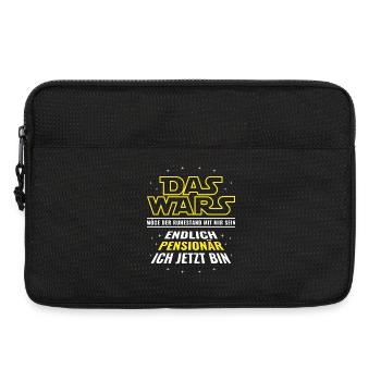 Pension Das wars - Endlich Pensionär ich jetzt bin - Laptoptasche 13" - Schwarz - Vorne