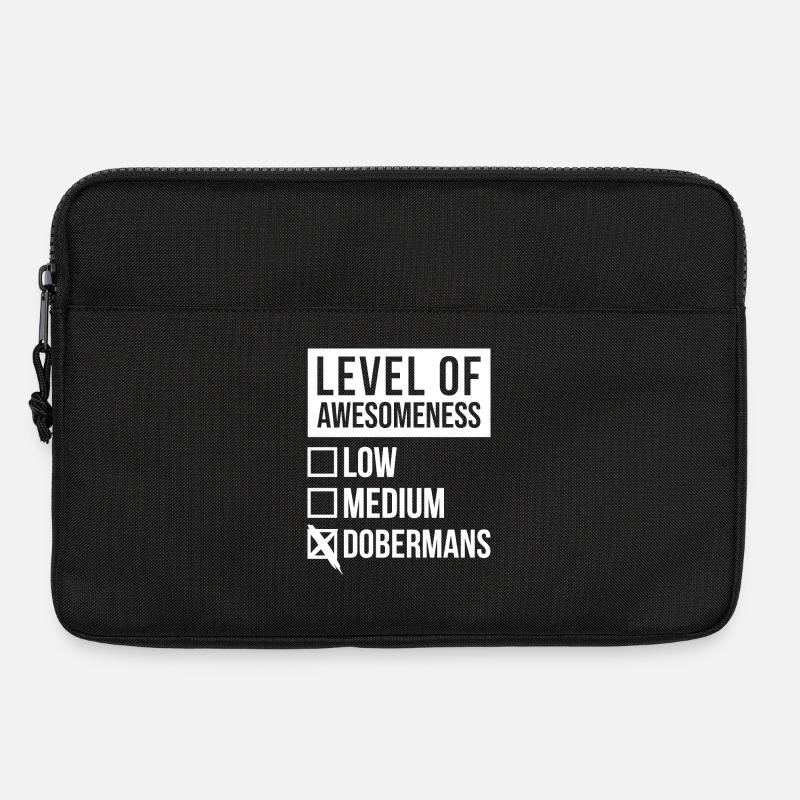 Dobermann - Laptoptasche 13" - Schwarz
