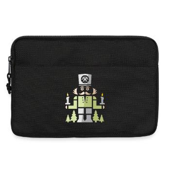 Mineur de Casse-Noisette – Symbole artistique des Monts Métallifères - Sacoche pour ordinateur portable 13 pouces - noir - Devant