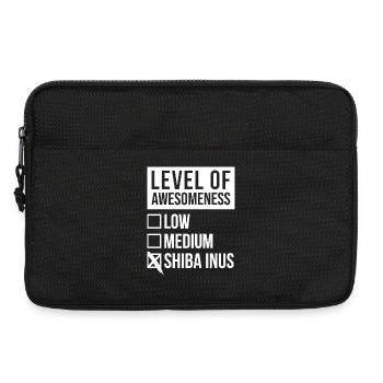 Shiba Inu - Laptop bag 13" - black - Front