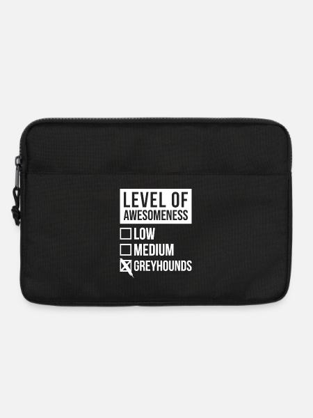 Greyhound Greyhound Greyhound - Laptoptasche 13" - Schwarz