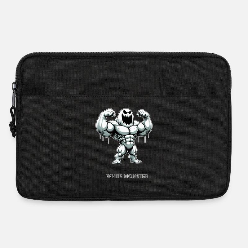 White Monster - Muskelmonster Gym Training - Laptoptasche 13" - Schwarz