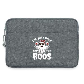 I'm Just Here for the Boo's Funny Ghost Party - Laptop bag 13" - heather grey - Front