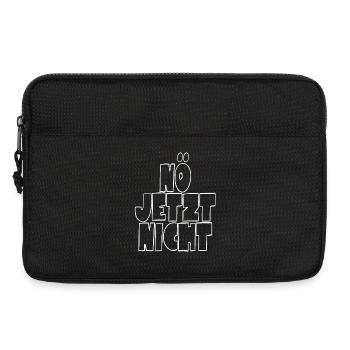 NÖ jetzt nicht - Laptoptasche 13" - Schwarz - Vorne
