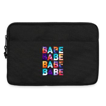 Babe Schatz party ladies girls celebrate Girlie - Laptop bag 13" - black - Front