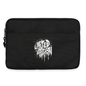 Limited Edition splash Geburtstagsgeschenk Grunge - Laptoptasche 13" - Schwarz - Vorne