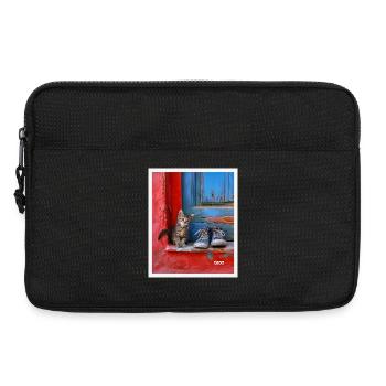 sweet cat - Laptoptasche 13" - Schwarz - Vorne