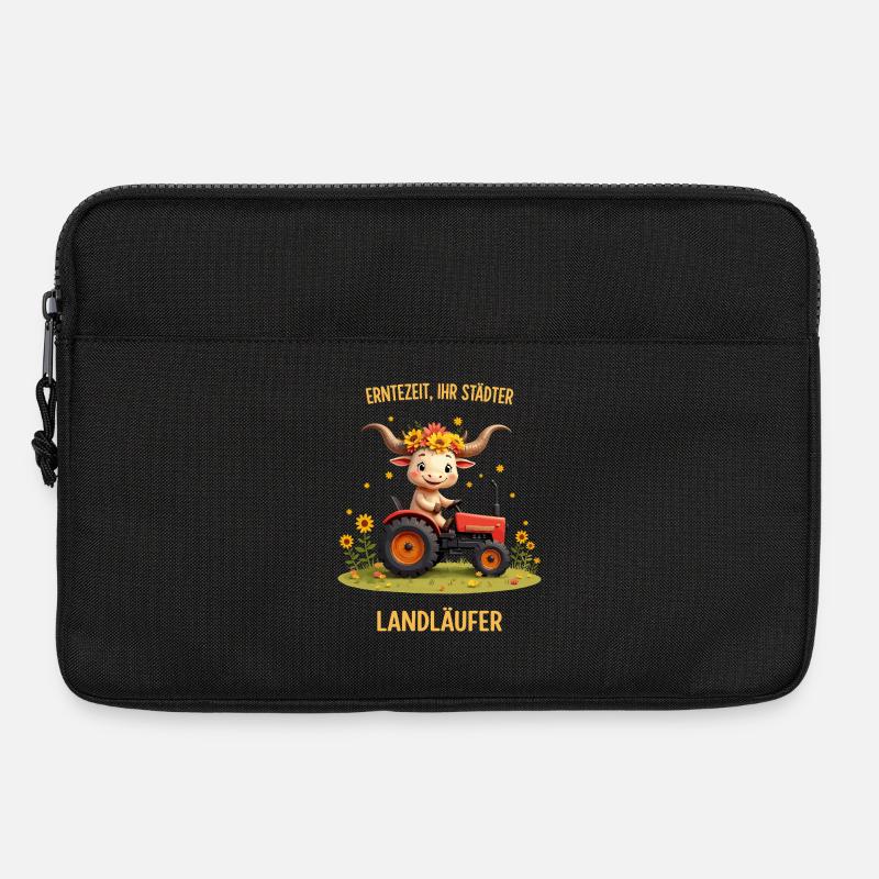 Erntezeit Landläufer - Laptoptasche 13" - Schwarz