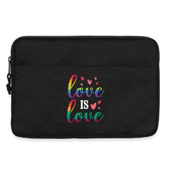 LGBT Pride Month - Liebe ist Liebe - Laptoptasche 13" - Schwarz - Vorne