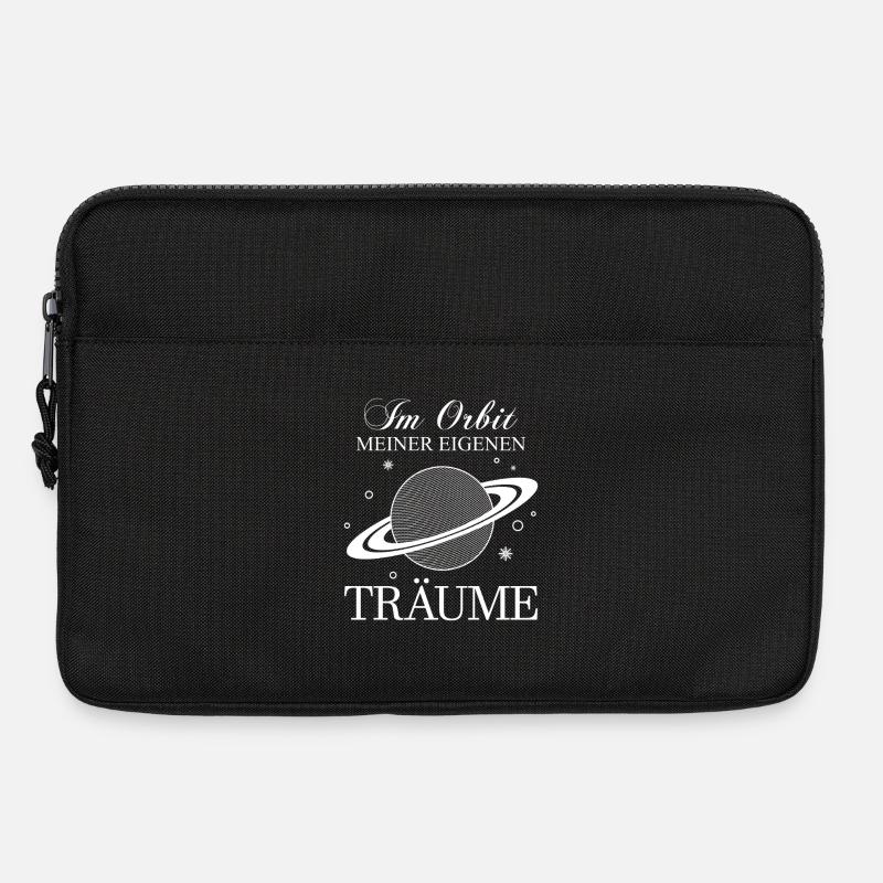 Saturn / Der Ringplanet / Planet der Ringe - Laptoptasche 13" - Schwarz