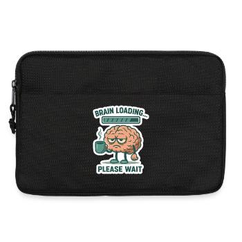 Belastung des Gehirns - Laptoptasche 13" - Schwarz - Vorne