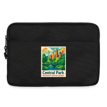 Central Park Vibes - Laptop bag 13" - black - Front