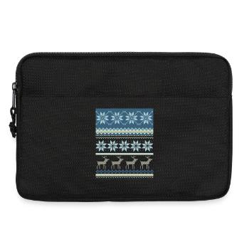 Sparkling Winter Scene - Laptop bag 13" - black - Front