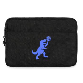 Minimalist Silhouette Basketball Player Throw - Laptop bag 13" - black - Front