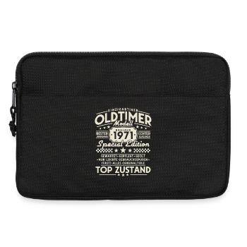 Vintage 1971 Vintage Vintage Retro Birthday - Laptop bag 13" - black - Front