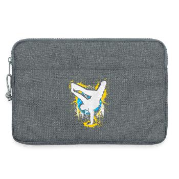 Breakdance Handstand Bboy - B-Boying Breakdancer - Laptoptasche 13" - Grau meliert - Vorne