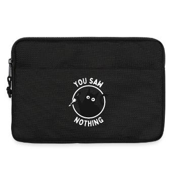 Vous n’avez rien vu - Sacoche pour ordinateur portable 13 pouces - noir - Devant