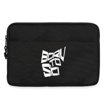 Ski Motif - Modern - Laptop bag 13" - black - Front