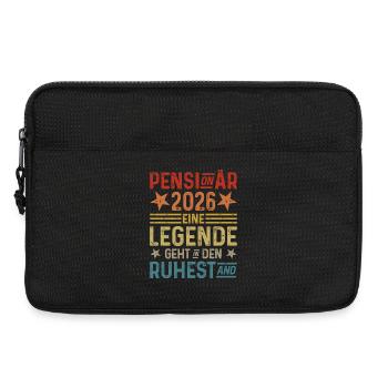 Retiree 2026: A legend retires - Laptop bag 13" - black - Front