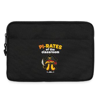 Pi-rates de l’enseignant de mathématiques en classe - Sacoche pour ordinateur portable 13 pouces - noir - Devant