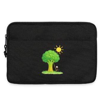 Broccoli Tree Swingin’ Days - Laptop bag 13" - black - Front