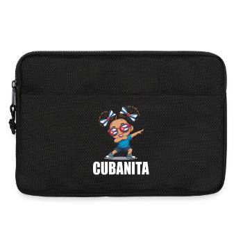 Drapeau de Cuba Jolies Cubanitas Filles Femmes - Sacoche pour ordinateur portable 13 pouces - noir - Devant