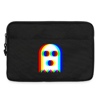 👻 RGB-Geist - Laptoptasche 13" - Schwarz - Vorne