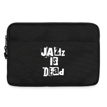 Jazz is Dead Typographie grunge - Sacoche pour ordinateur portable 13 pouces - noir - Devant