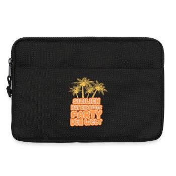 Sicily as a holiday - Laptop bag 13" - black - Front